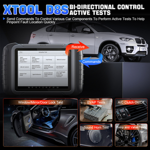 XTOOL D8S V2.0 Ob2 Scanner strumento di diagnostica Auto Ecm strumento di programmazione del veicolo Android diagnosi e macchina di programmazione con FCA - Product Image 2