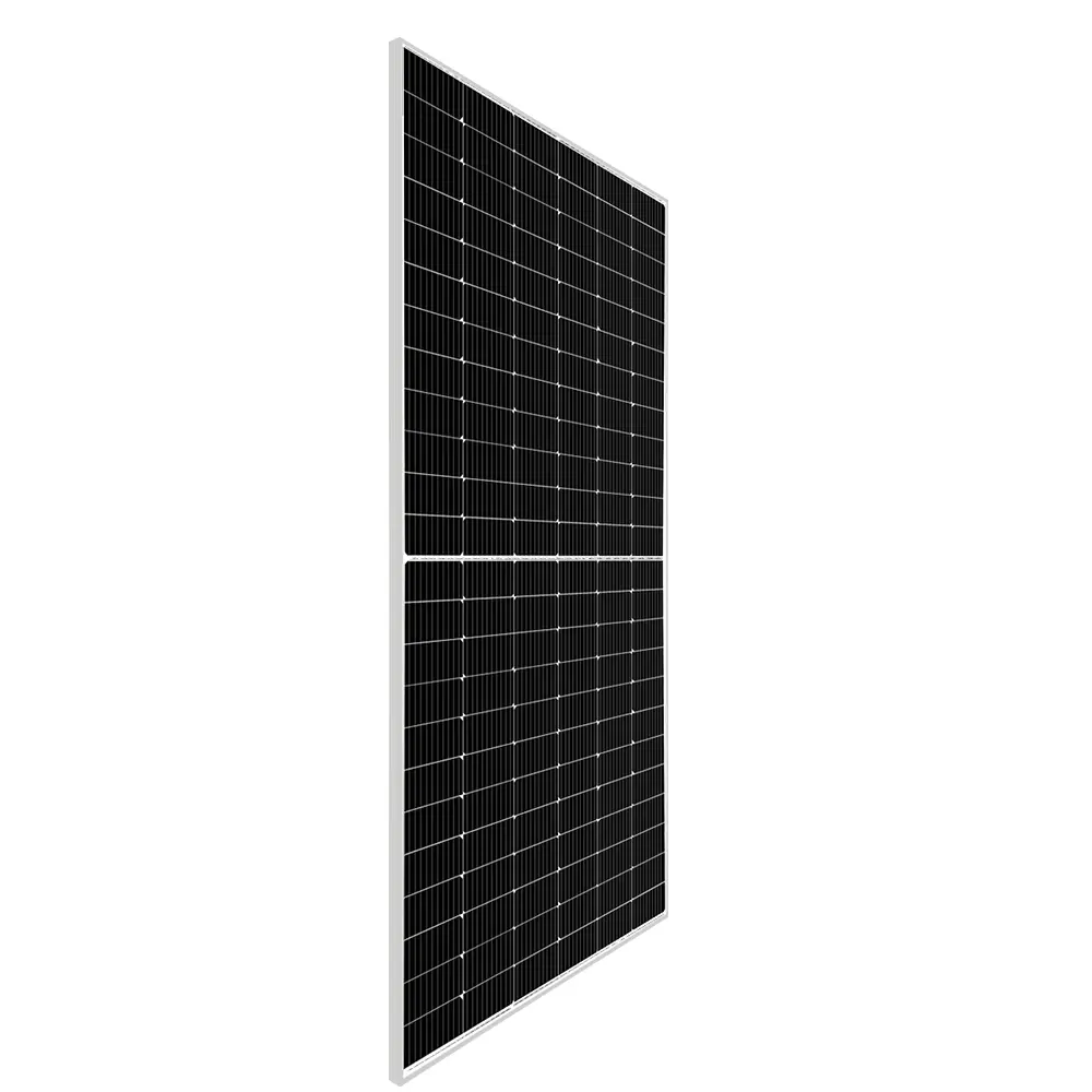 Panel surya mono PERC Kustom 550W modul energi surya TOPCON setengah potongan untuk proyek energi surya