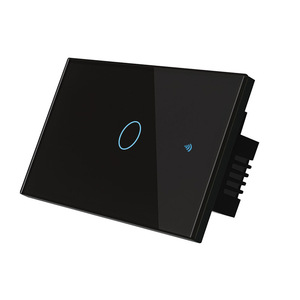 Alexa ses kontrolü ile akıllı dokunmatik WiFi 120 tipi duvar anahtarı, abd standart, tek canlı/nötr tel uyumlu - Product Image 3