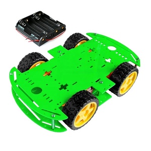 Smart Car Kit 4WD Smart Robot Auto-Chassis-Kits Auto mit Geschwindigkeit geber und Batterie kasten Diy Electronic Kit für Arduino - Product Image 5