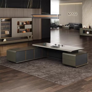 Moderner Luxus Hochwertiger Computer Arbeitstisch Chef Home Office Tisch Executive Ceo Schreibtisch Schreibtisch