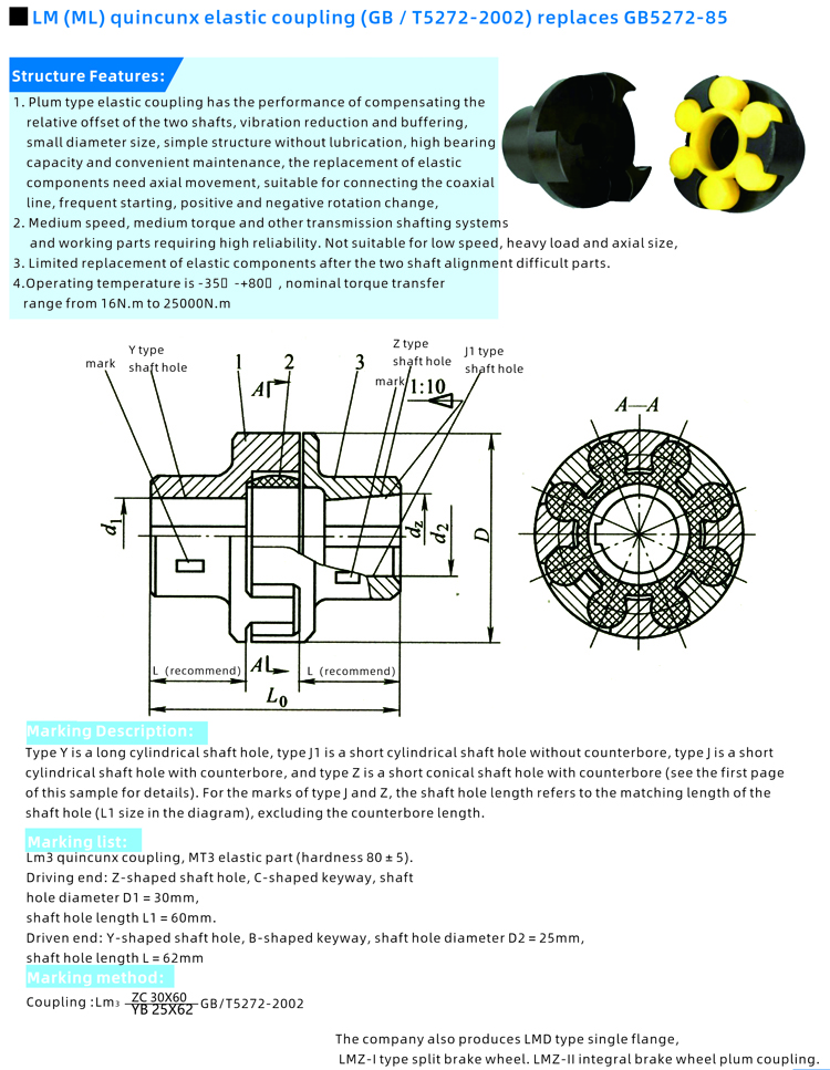 High Torque High Precision Steel Spider Claw Flexible curved Jaw Type clutch Rubber Couplings For Vacuum Pump