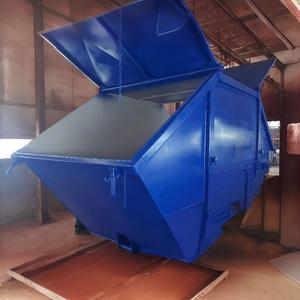 建設現場のゴミリサイクル用のスキップビンとダンピングホッパーを中国製
