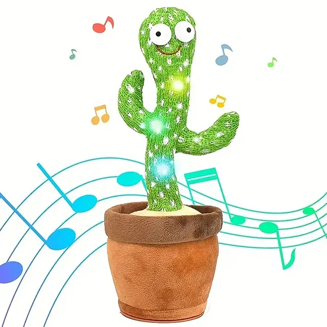 2024 juguetes de peluche populares para niños cantando y bailando vibración divertida bailando cactus juguetes de peluche juguetes para niños