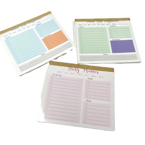 Bloc de notas de lista personalizada, Logo personalizado impreso, respetuoso con el medio ambiente - Product Image 1
