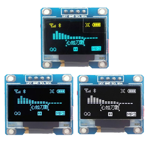 Gelb-Blau Doppel farbe 128 X64 Blau Weiß OLED LCD LED-Anzeige modul Für Arduinos-Display 0,96 Zoll I2C IIC - Product Image 1