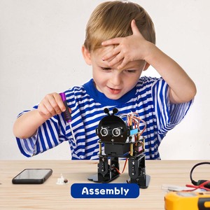 ACEBOTT Programmier grundlagen STEM-Codierung Hands-On Robot Assembly Pädagogisches Biped Robot Kit für Kinder mit Arduino