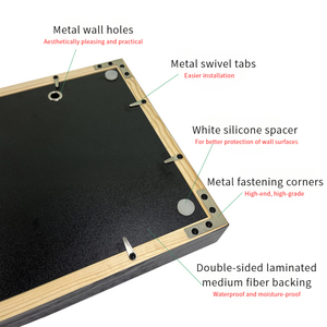 Marathon <span class=keywords><strong>Medal</strong></span> Display Frame Medaillen High-End Mounted Massivholz Border Aufbewahrung sbox Explosions geschützte Glas medaille Foto rahmen - Product Image 3