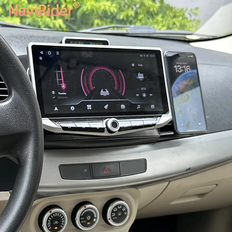 Schermo Qled da 10.88 "lettore Video Android 13 Carplay per Lancer 2007 2012 supporto Mobile di ricarica di tipo C GPS Multimedia Stereo