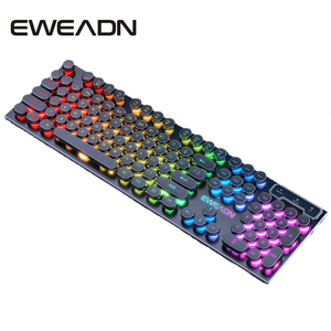 EWEADN 104-Keys Wired Mechanical Feel USB Interface Gaming <strong>Keyboard</strong> LED Backlit for Business &amp; Office New Product - Product Image 1