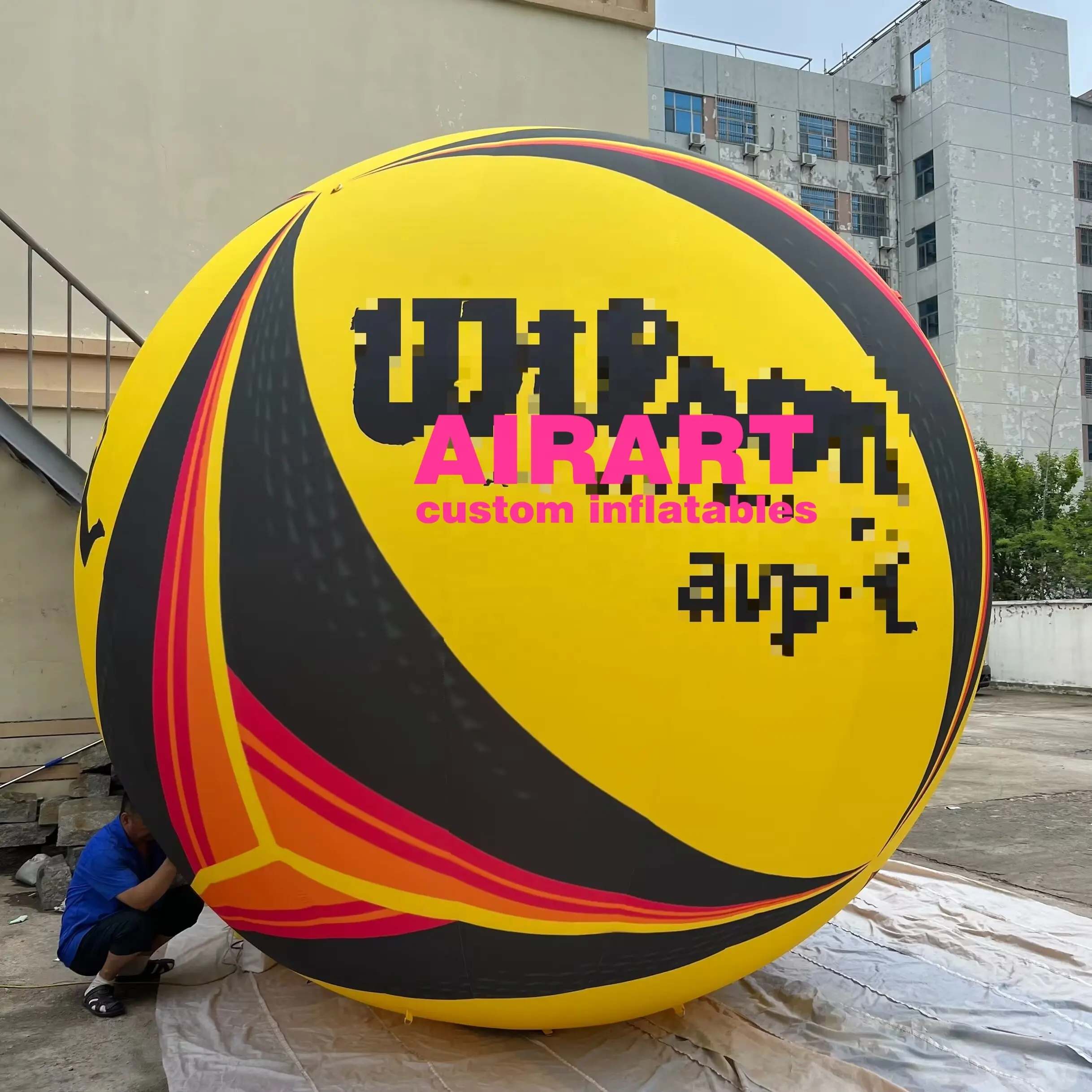 Voleibol bola personalizada inflável para evento esportivo