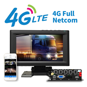 4G WiFi全球定位系统ADAS DMS AI系统7英寸1080P 4通道DVR学校/公共汽车/卡车黑匣子，带车辆后视仪表板凸轮 - Product Image 3