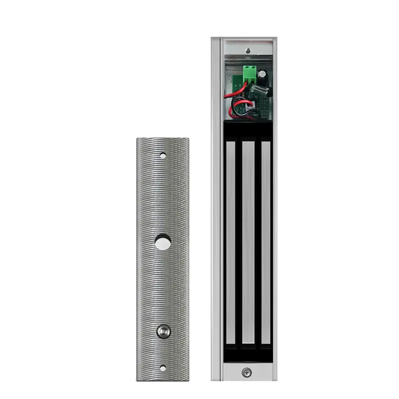 Cerradura de Control de acceso para puerta de madera, cierre magnético eléctrico sin marco de vidrio, 12V, 280KG, 600lbs