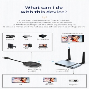 Wireless HDMI Extender Adapter 4k HDMI Wireless Sender und Empfänger für TV Laptop PC Telefon Video Sender und Empfänger - Product Image 2