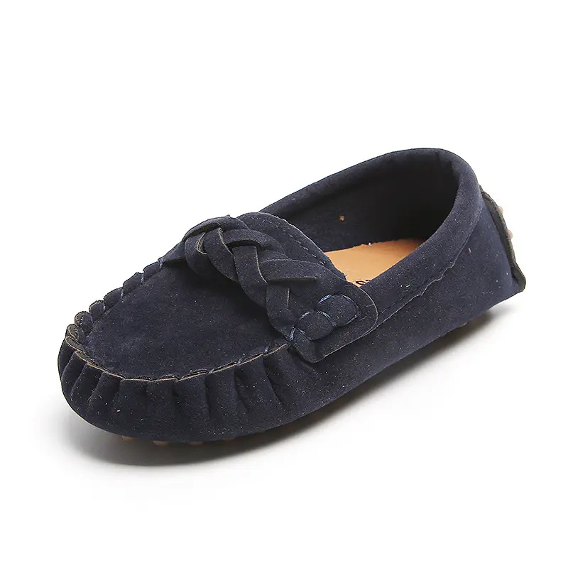 Design de mode enfants chaussures à enfiler à la main enfants garçons bateau chaussures 2023 09
