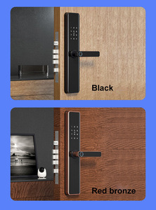 Tuya Wifi intelligente serratura della porta con maniglia elettronica Smart Lock Password dinamica della porta controllo dell'app Smartlife