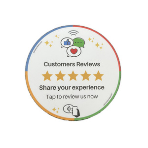 Custom Programmable <strong>QR</strong> <strong>Code</strong> Business RFID Card NFC Google Review Sticker - Product Image 1