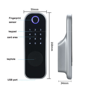 Elektronisches 12-V-oder batterie betriebenes Felgen schloss Kompatibel mit dem Tür-Telefon-Intercom-Zugangs kontroll system Elektrisches Tor schloss - Product Image 6