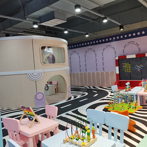 Lâu Đài maccarron máy bay trong nhà vui chơi giải trí sân chơi trò chơi Thiết bị cho trẻ em trẻ em bên trong - Product Image 2