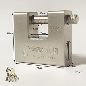 Cadenas de conteneur d'expédition en fer de haute sécurité robustes cadenas de sécurité supérieurs <span class=keywords><strong>anti</strong></span>-coupure en gros - Product Image 2