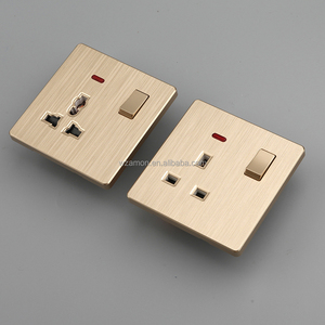 16a 5pin <strong>Multi</strong> <strong>Function</strong> MF Switched <strong>Socket</strong> 1 Gang <strong>Switch</strong> <strong>With</strong> Neon Uk Electric 13amp Wall Uk <strong>Switches</strong> and <strong>Sockets</strong> - Product Image 2