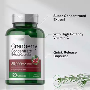 Capsules de supplément diététique d'extrait de concentré de canneberge de santé de vente chaude d'OEM 120 capsules - Product Image 4