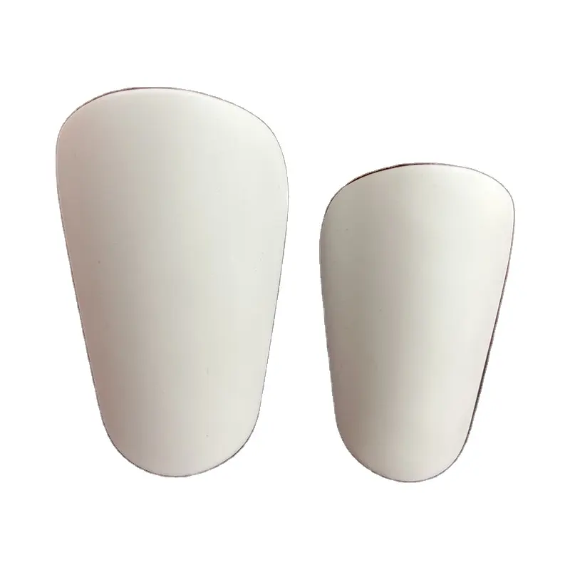 8*5 cm super mini plástico branco shin guarda personalizado tamanho pequeno durável sublimação futebol futebol perna protetora shinguard