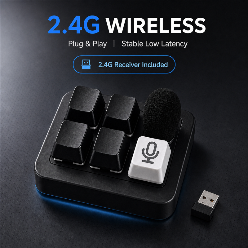Version noire 2,4 G + filaire