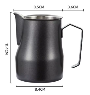 bec en forme de bouche de grue noire 480ml