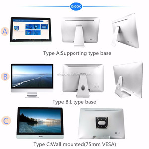 18.5 21.5 24 27 pollici tutto In uno schermo Touchscreen Hardware Desktop e Software Core i7 i9 processore tutto In uno Gamer Pc Monoblok