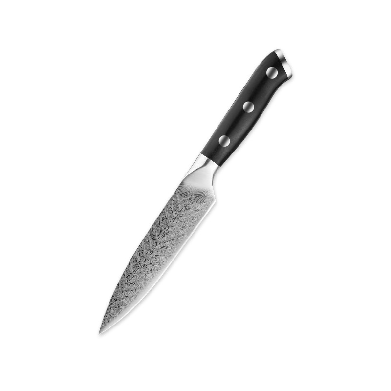 Cuchillo multiusos negro de 5 pulgadas