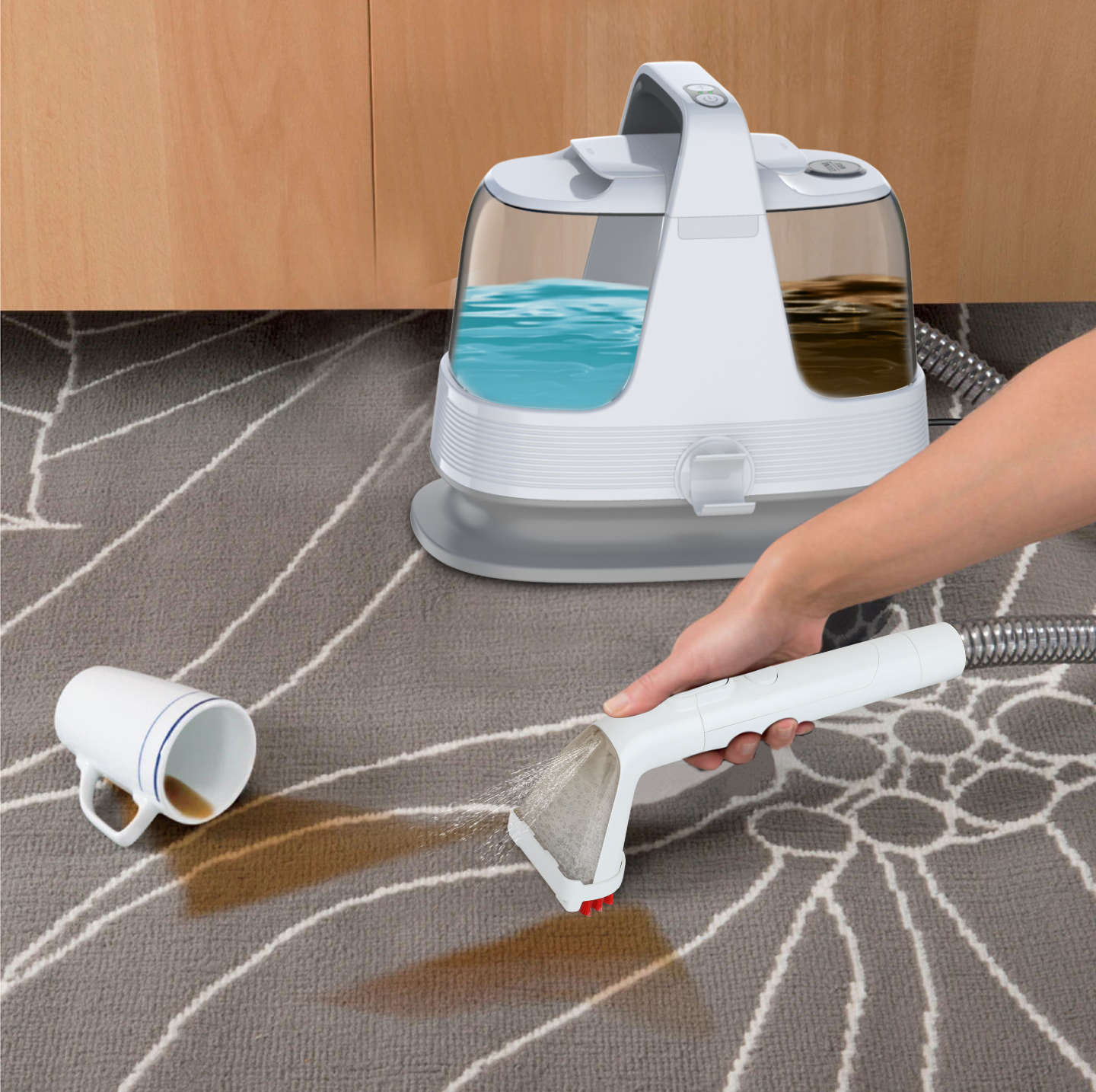 AC Wired Spot Cleaner, Stain Carpet Vacuum Cleaner, Pet Stain Eraser And Pet Washing Machine