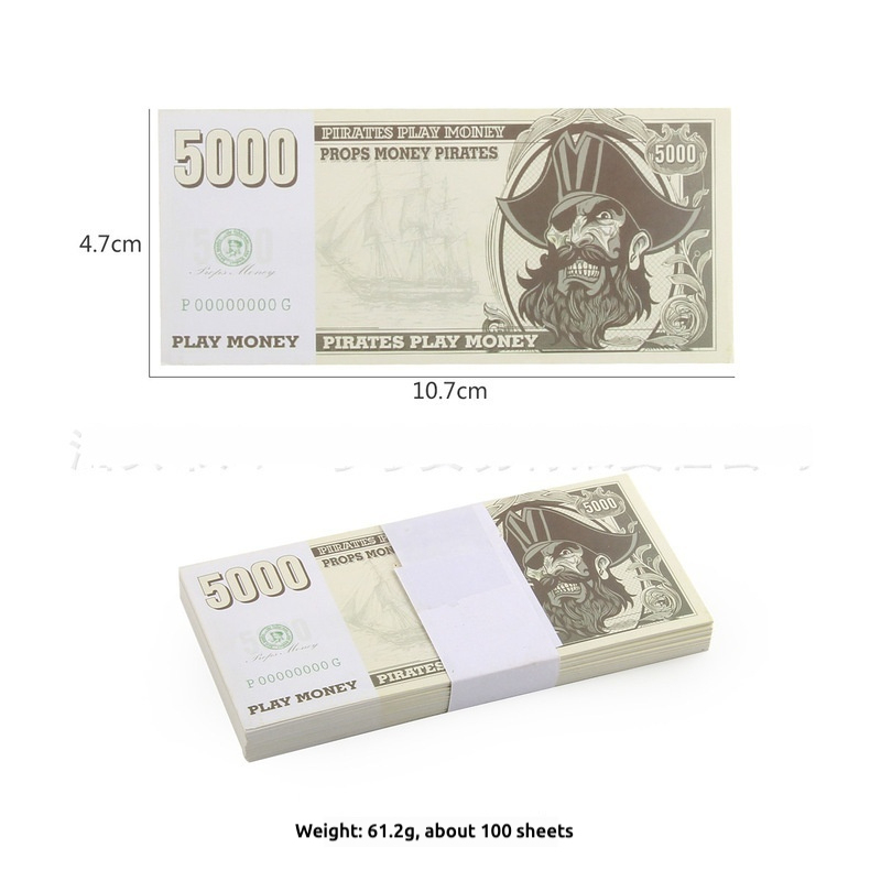 Billetes pirata de 5000 denominación 100