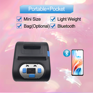 AIXW Mini Thermal Label <strong>Printer</strong> USB Bluetooth Small Size Dual Print <strong>QR</strong> Code Android IOS Phone Line Thermal <strong>Printer</strong> - Product Image 3