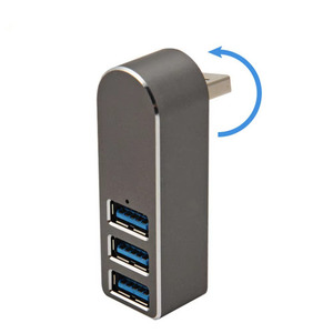 PSDA-concentrador de red USB giratorio Universal, 4 puertos USB 3,0 con Cable de alta velocidad, Mini enchufe, adaptador de Cable divisor con patrón para ordenador portátil - Product Image 1