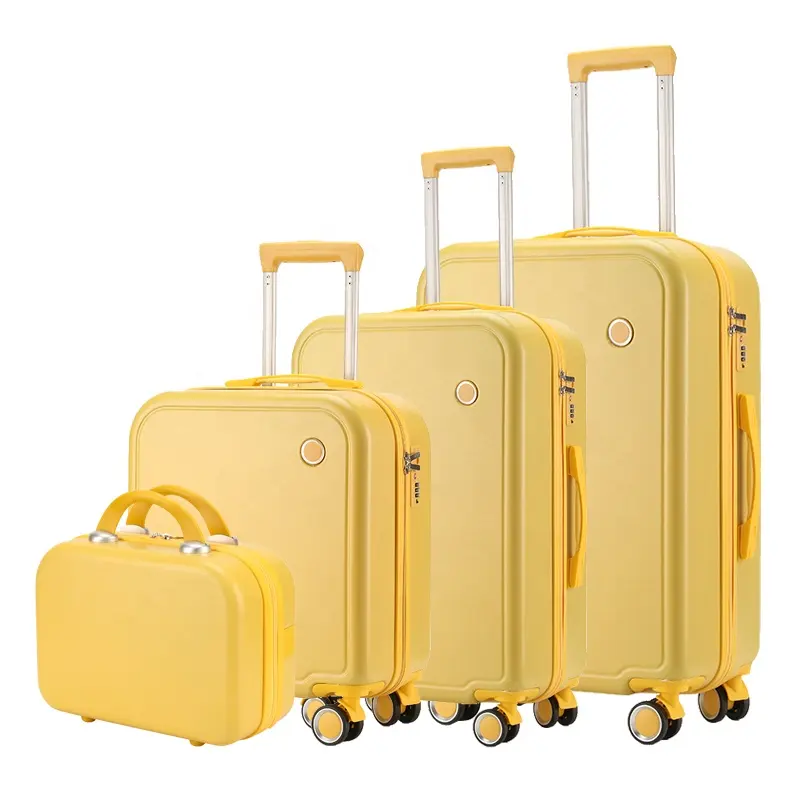 Designer Custom Luggage Valise Reisetaschen Hartschalen-Reisekoffer mit ABS-Trolley-Gepäckset