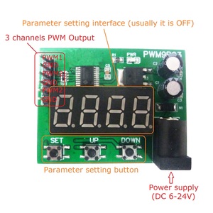 3Ch 20Hz-1MHZ Duty Cycle Frequenz einstellbarer PWM-Rechteck-Impuls signal generator - Product Image 6