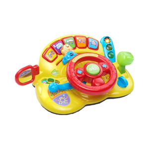 OEM Factory Customized Unisex Turn and Learn Driver Musical <strong>Toy</strong> for Baby Fun - Product Image 1