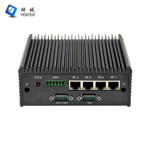 Eingebetteter Linux-PC Intel Celeron J4125 DDR4 MSATA Win10 GPIO 2 RS232 DB9 COM 4 RJ45 LAN Industrial Server Mini-Computer - Product Image 1