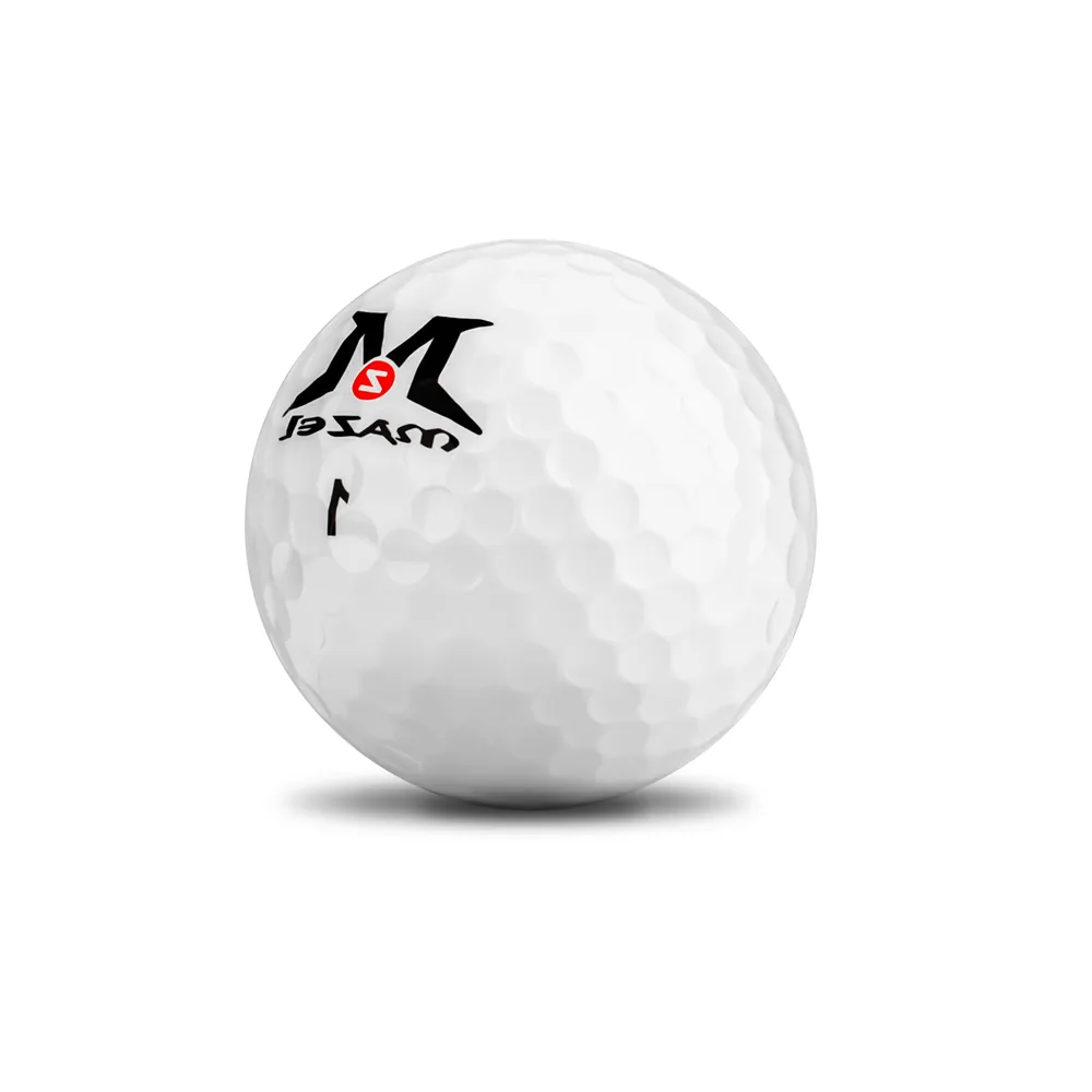 마셀 골프 공 맞춤형 로고 3 피스 우레탄 커버 골프 공
