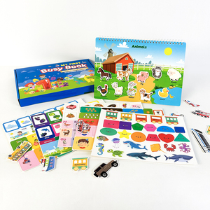 Özel eğitim Montessori okul öncesi öğrenme faaliyetleri kitap otizm sensörü yeni temalar çocuklar için meşgul kitap tulumları