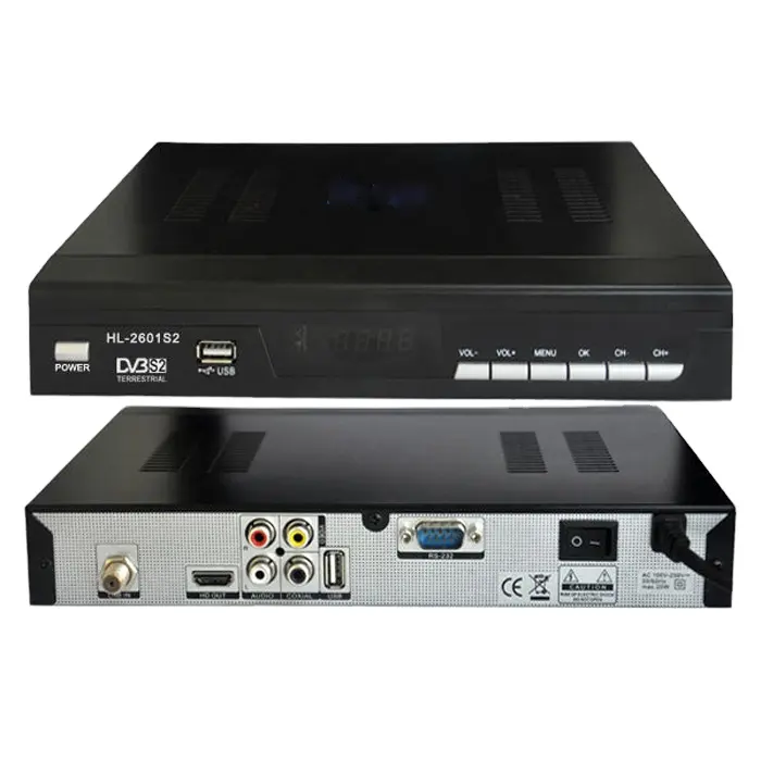 Meilleure vente Hd V8 Dvb-S2 stb Tv Set Top Box Dvb S2 Mpeg4 V8 Fta récepteur Satellite numérique Set-Top Box