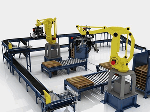 Paletização De Robôs Paletizador De Alimentação Automática Paletizador De Manipulação De Materiais Máquina