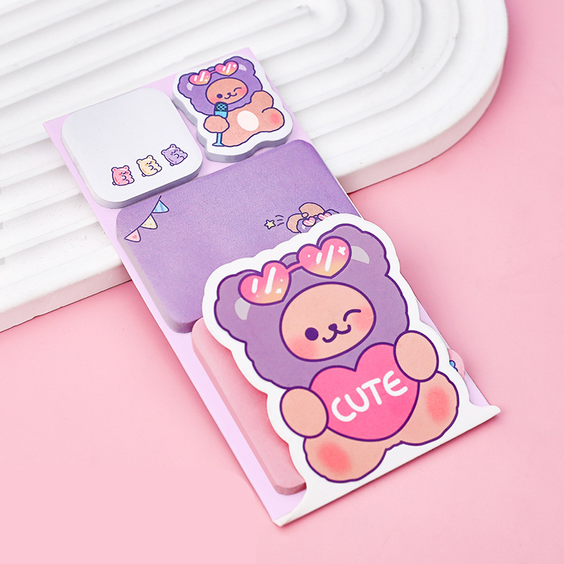 Ours au lait Taro multicolore