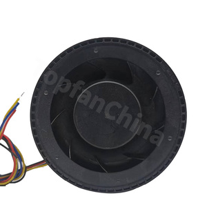 12V 24V sin escobillas DC ventilador de aire centrífugo fábrica 4 cables FG PWM velocidad Control de temperatura 100*25mm Mini Radial plástico - Product Image 3