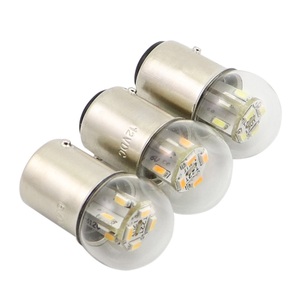 หลอดไฟ LED 6-9VDC/8-30VDC/12VDC/24VDC/48VDC/60VDC/230VAC สัญญาณรถหลอดไฟ LED BA15S ขนาดเล็ก/BA15D/BAY15D สำหรับเรือ