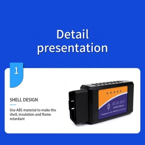OBD II蓝牙ELM327 OBD2 V2.1汽车检测器诊断仪汽车故障扫描仪工具 - Product Image 5