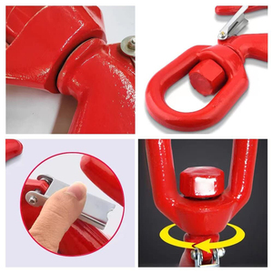 Swivel Lifting <strong>Hook</strong> Rigging Heavy Duty Eye Sling <strong>Hook</strong> With Latch 3/4&quot; Trade 5T Swivel Snap <strong>Hooks</strong> - Product Image 5