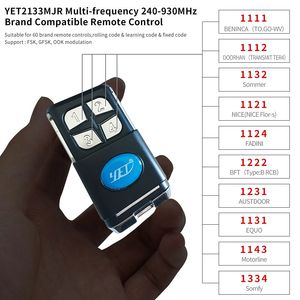 YET2133MJR wifi ir rf universelle smart ac ac fernbedienung zigbee garagentor steuerung 433mhz steuerung für decoder - Product Image 3