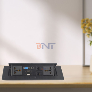 <strong>Multi</strong>-<strong>function</strong> Desktop <strong>Socket</strong> Pop up Hidden <strong>Socket</strong> for Office <strong>With</strong> 2 Universal Power Interface <strong>USB</strong> Charging